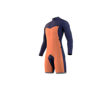 Load image into Gallery viewer, Star Longarm Shorty 3/2 Front Zip Wetsuit Black Mystic