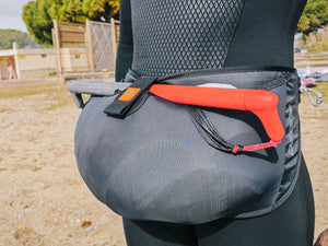 ozone Stash Belt Black waist bag for parawing packing foil