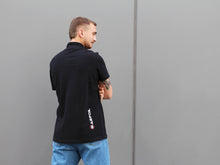 Load image into Gallery viewer, Black Sabfoil Polo Shirt 
