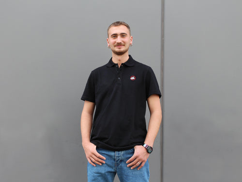 Black Sabfoil Polo Shirt 