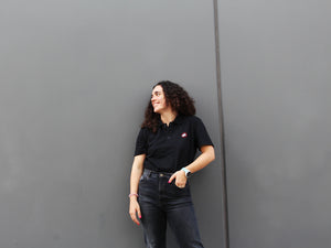 Black Sabfoil Polo Shirt 